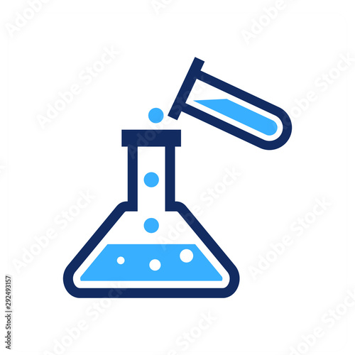 Laboratory and testing icon concept