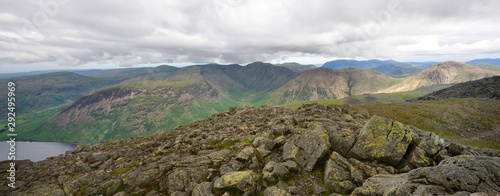 Dark clouds over the Wasdale Fells