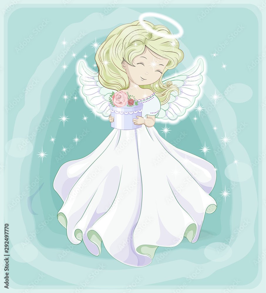 Fototapeta premium Happy birthday little princess