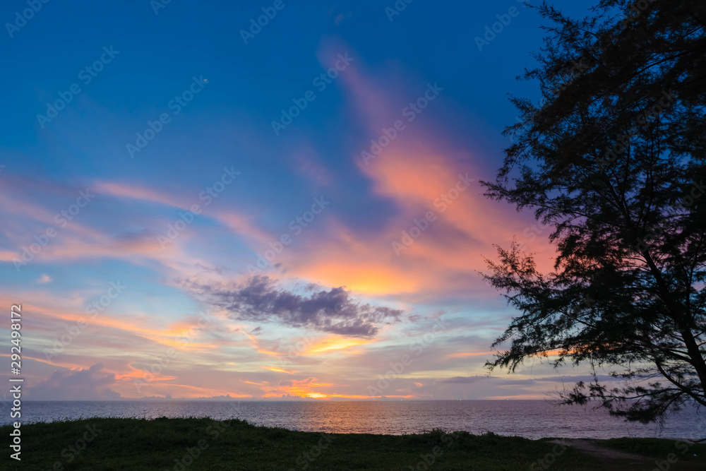 sunset beack sunset beack