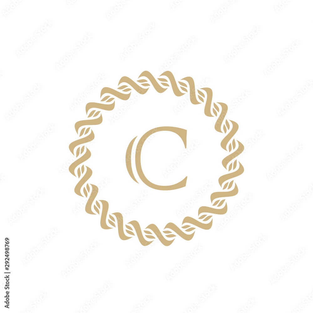 Initial C with Circle Logo Template. Elegant Logo Letter C With Circle Concept Design Vector. Icon Symbol. Initial C with Circle Logo Template. Elegant Logo Letter C With Circle Concept Design Vector. Icon Symbol.
