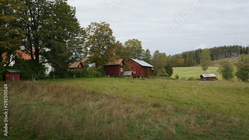 Landscape in Östra Ämtervik, Sunne, Sweden