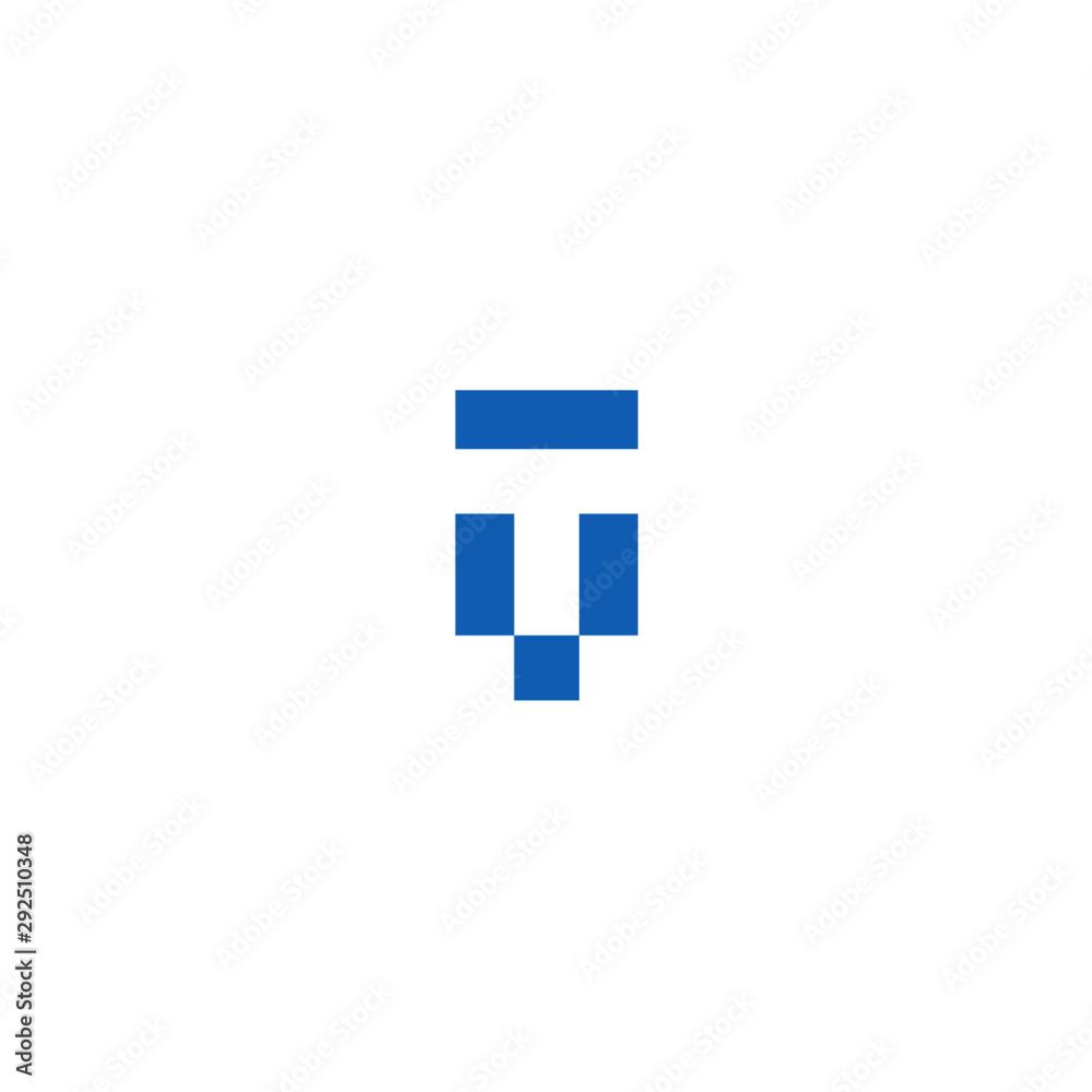 Letter T logo icon design template elements