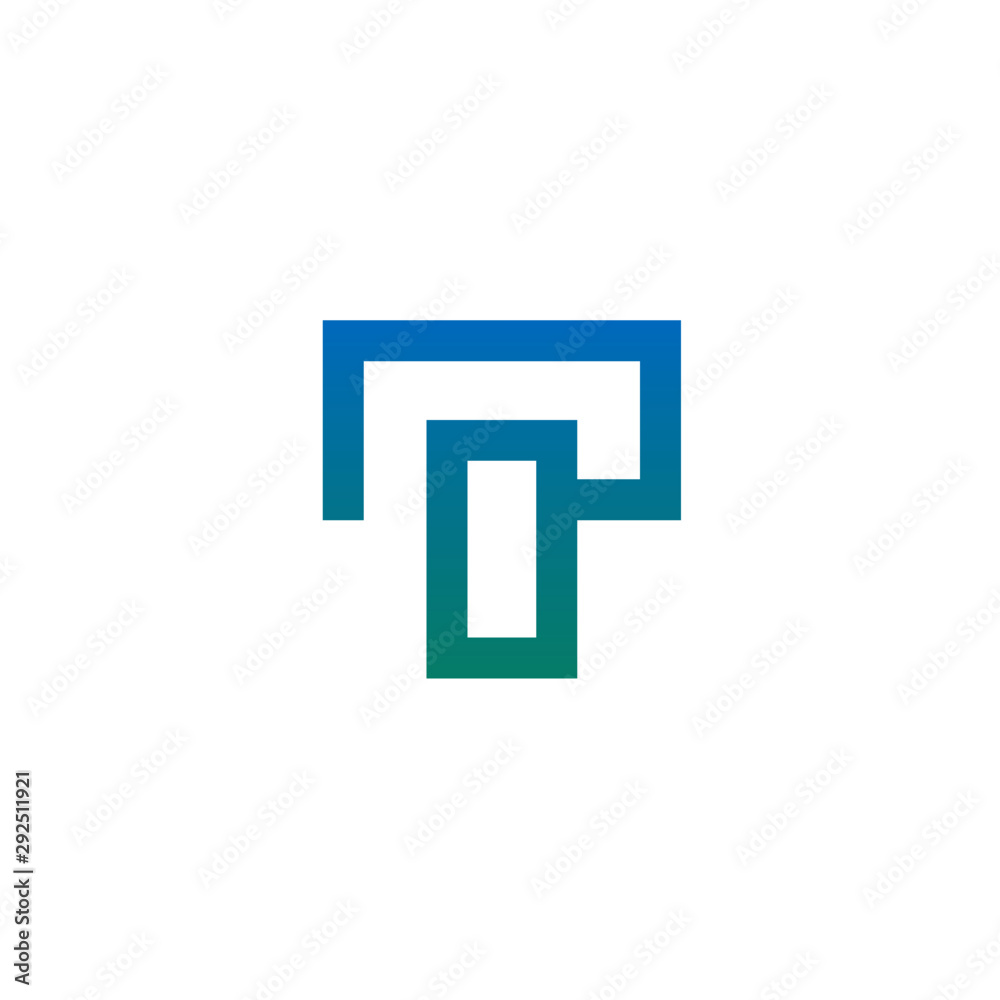 Letter TO logo icon design template elements Letter TO logo icon design template elements