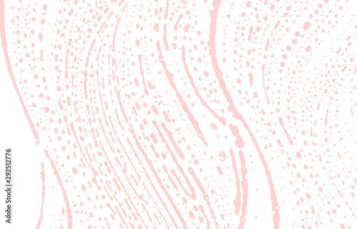 Grunge texture. Distress pink rough trace. Favorab