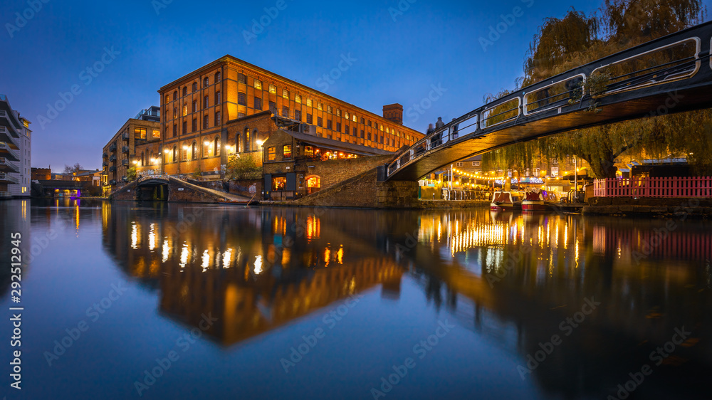 Obraz premium View of Camden Lock, London, United Kingdom