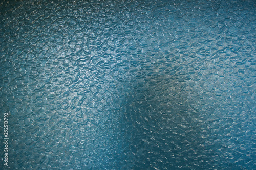 Glass blue texture as background