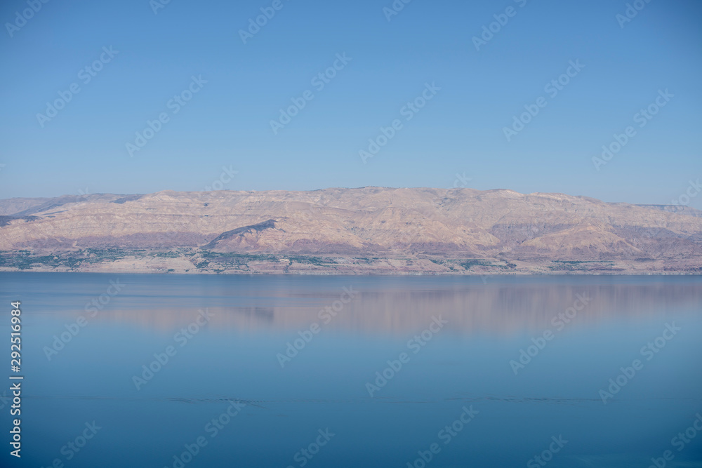 Obraz premium reflections, dead sea, Israel