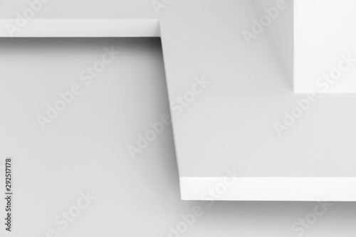 Abstract white architectural background