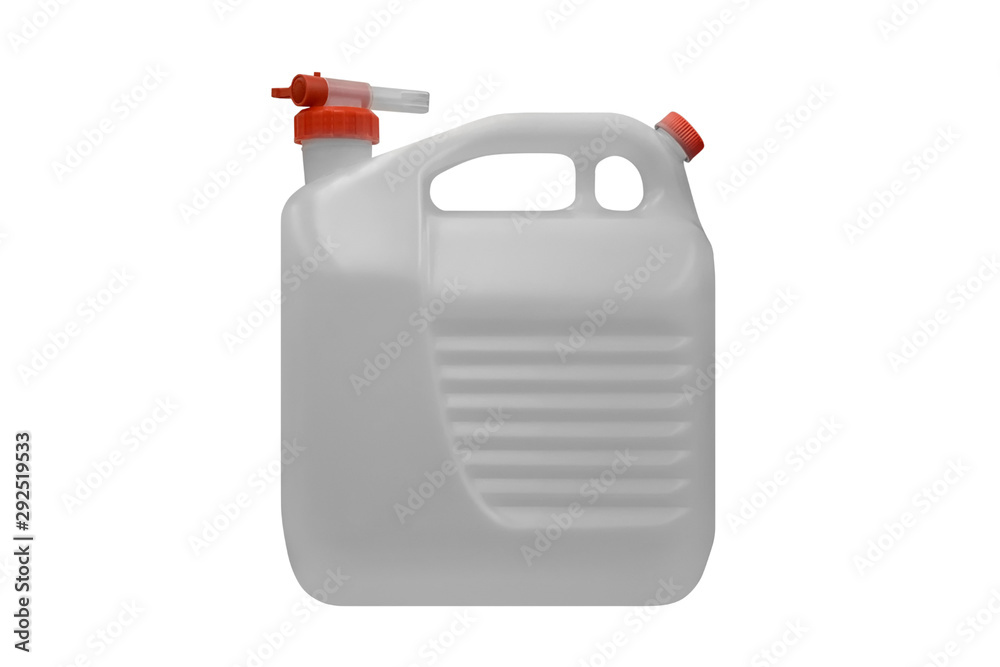 plastic canister isolated on white background plastic canister isolated on white background
