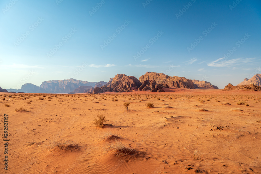 desert wadi rum jordan