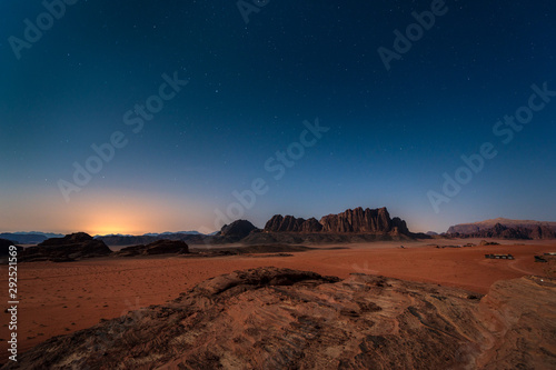 night sky at the desert