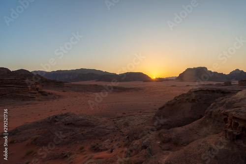 sunset in the mountains desert © Tomasz