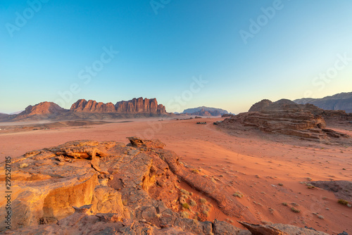 sunrise at the desert