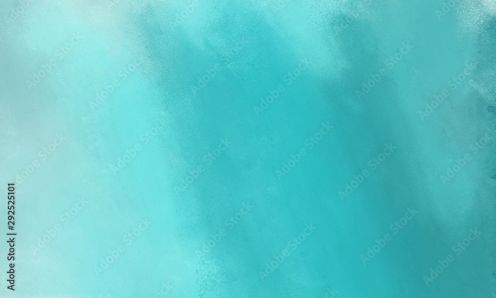 abstract diffuse painted background with medium turquoise, sky blue and powder blue color. can be used as texture, background element or wallpaper