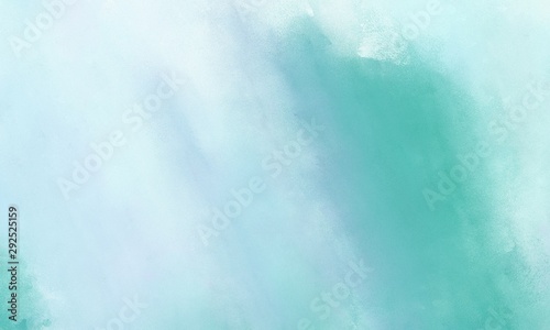 broadly painted texture background with pale turquoise  medium aqua marine and sky blue color. can be used as texture  background element or wallpaper