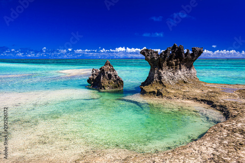 鹿児島県・与論島 ビーチの風景 4 photo