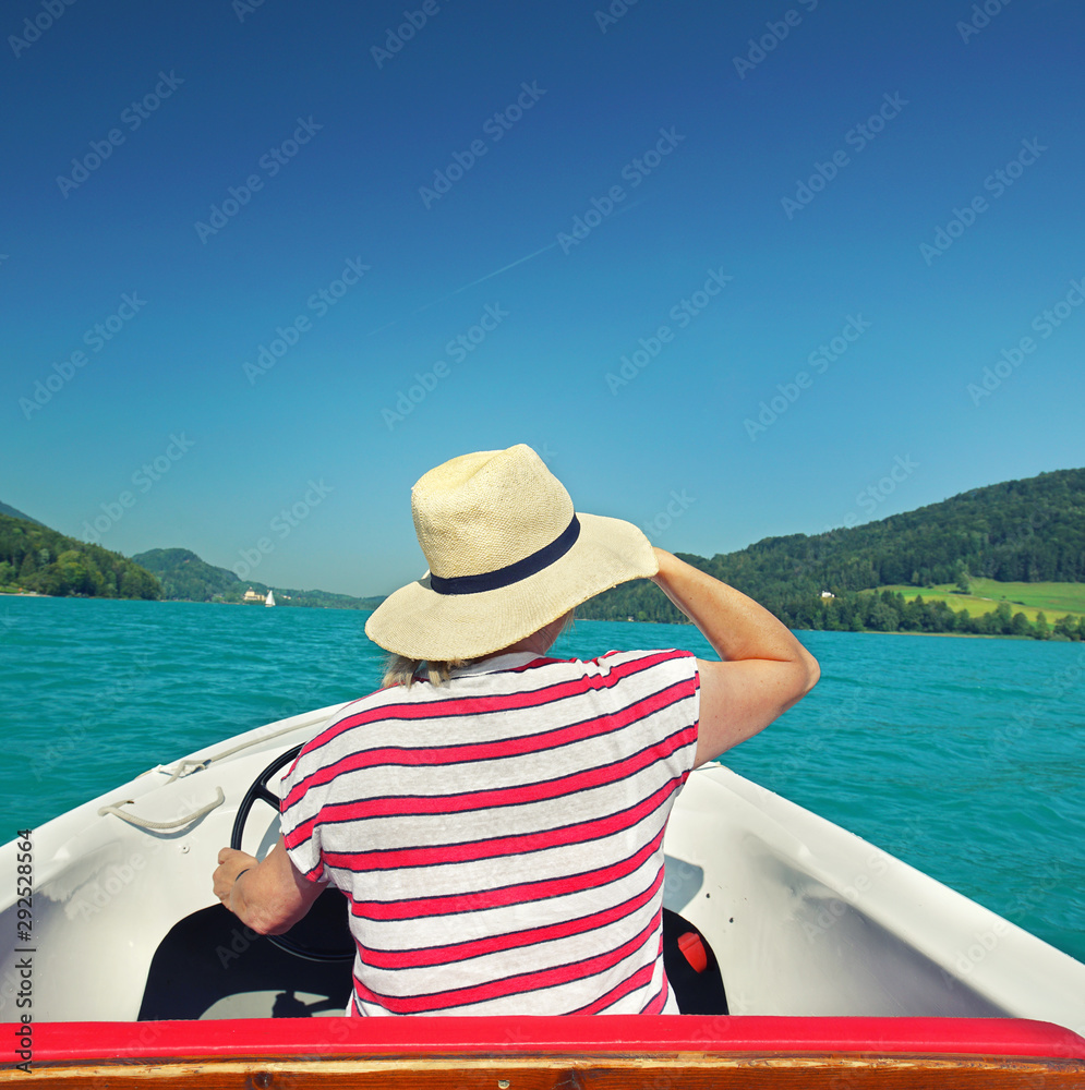 Ausblick - Bootfahren auf dem See