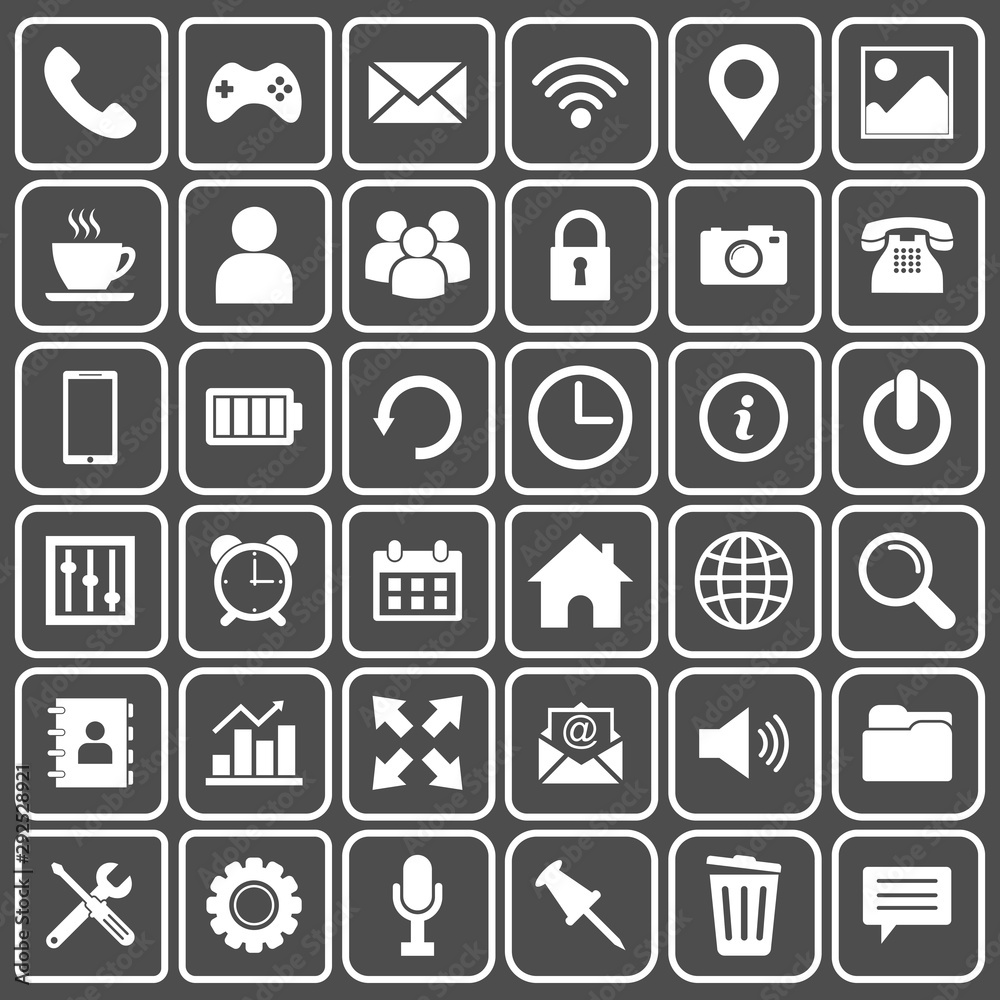 web icon set vector design symbol web icon set vector design symbol