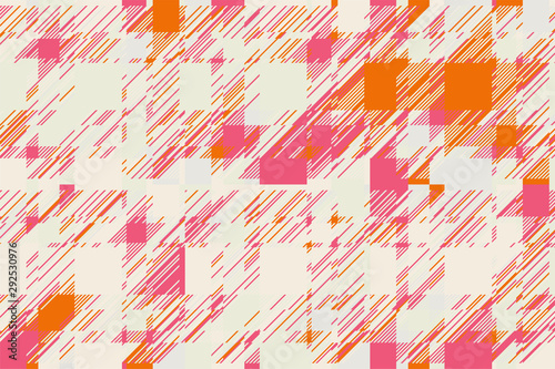 Modern glitch background. Color geometric abstract pattern vector.