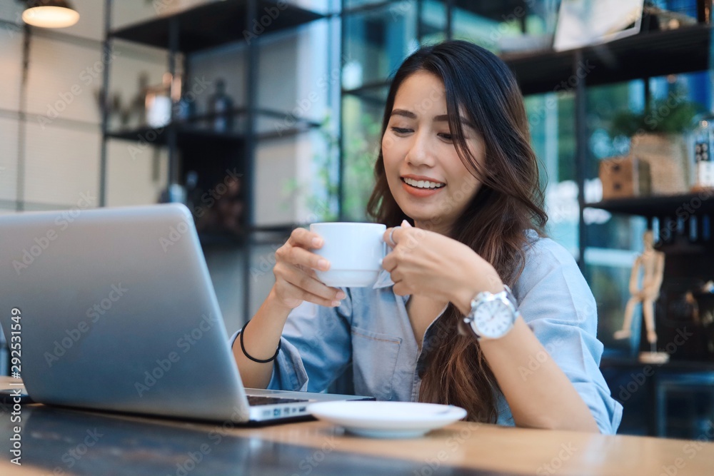 young woman in cafe young woman in cafe