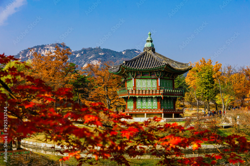 Autumn season of Gyeongbokgung Palace in Seoul,South Korea. Autumn season of Gyeongbokgung Palace in Seoul,South Korea.