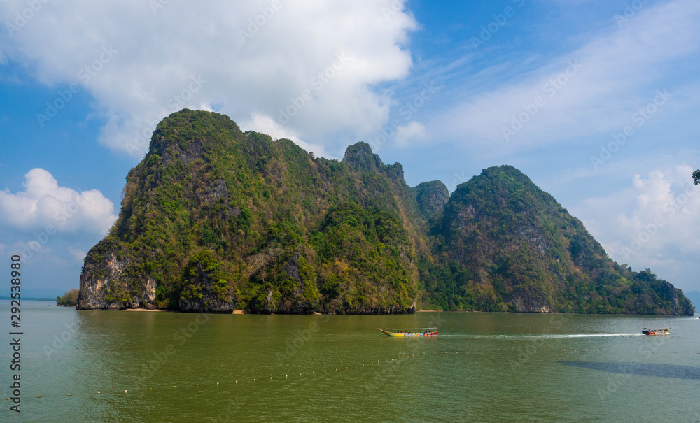 Island andaman sea in Phangnga Thailand : March 2019 Island andaman sea in Phangnga Thailand : March 2019