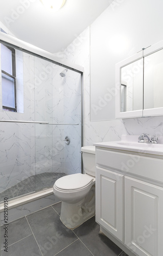 interior of modern bathroom