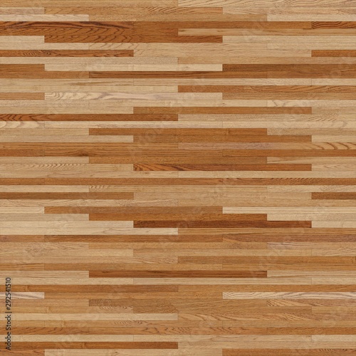 Seamless wood parquet texture linear light brown