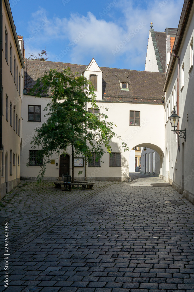Annahof Augsburg, Bavaria, Germany, unseco world heritage site