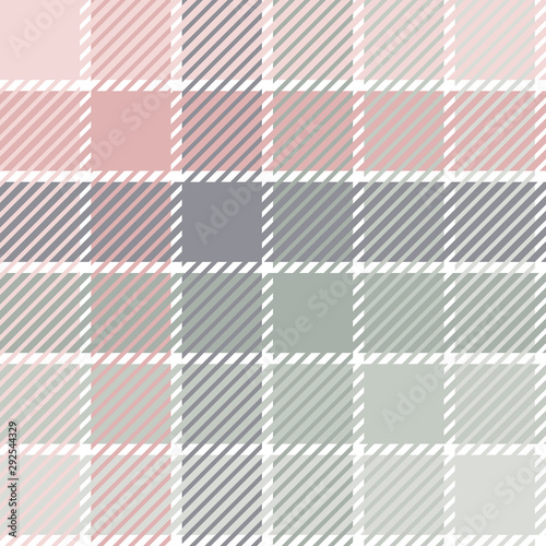 Plaid or tartan vector is background or texture in many color