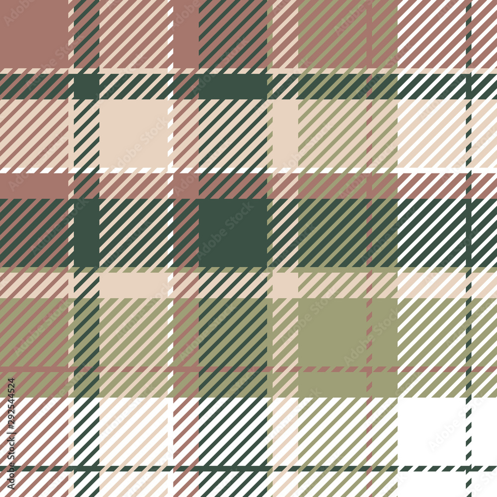 Plaid or tartan vector is background or texture in many color Plaid or tartan vector is background or texture in many color