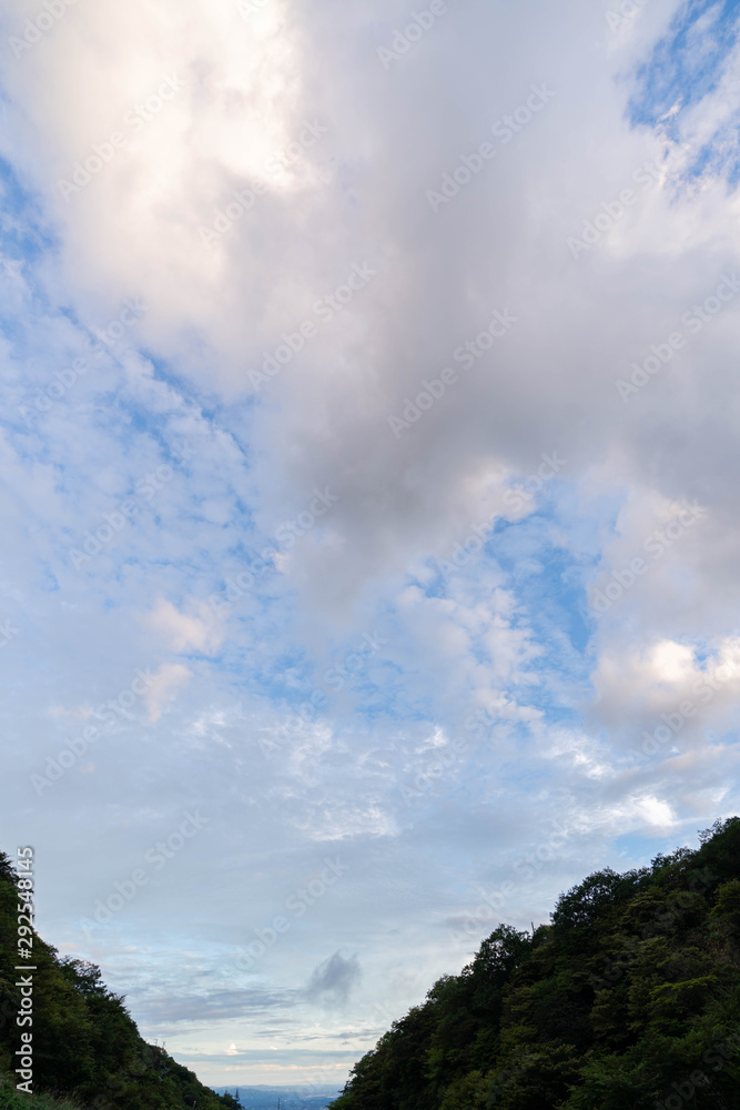 青空と雲 青空と雲