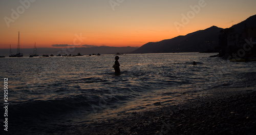 sunset on sea © carlo