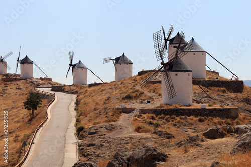 Don Quixote’s Windmills in La Mancha, Spain