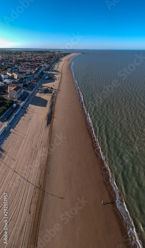 Chatelaillon Plage (Charente Maritime, France) - Vue aérienne de la plage © Martin Graille Drone