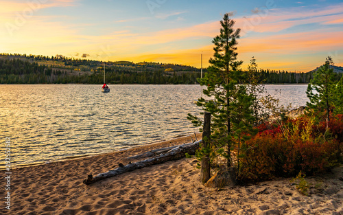 Redfish Lake Sunset