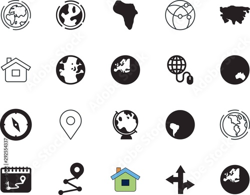 map vector icon set such as: equipment, contact, rounded, latitude, day, data, mouse, industry, australian, icons, navigate, track, coverage, logo, orientation, organized, orienteering, orbit