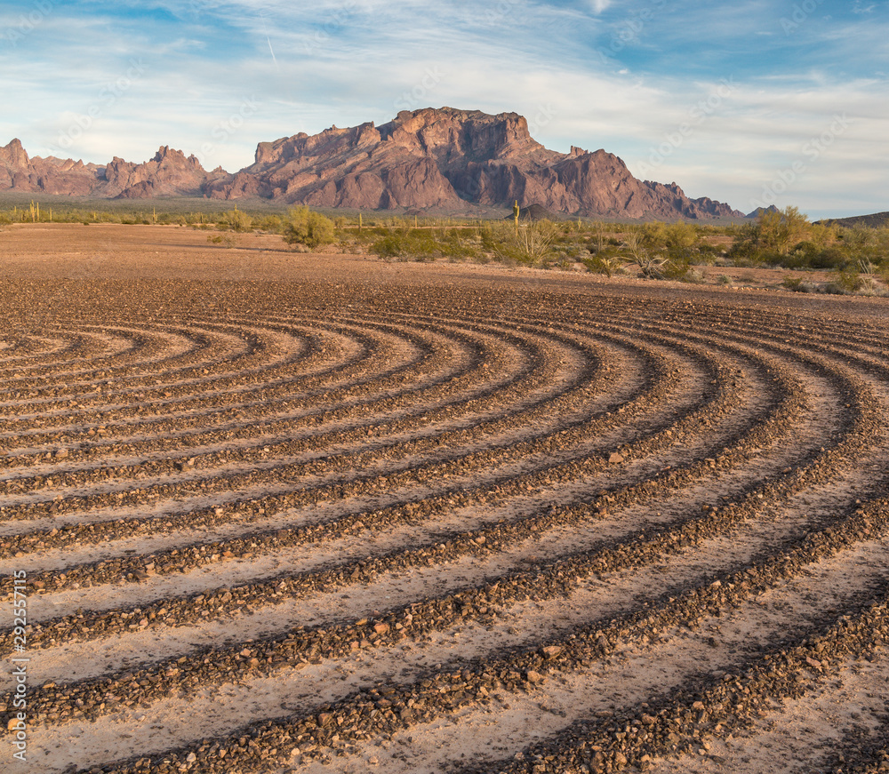 Spiral Labyrinth in the Arizonan Desert