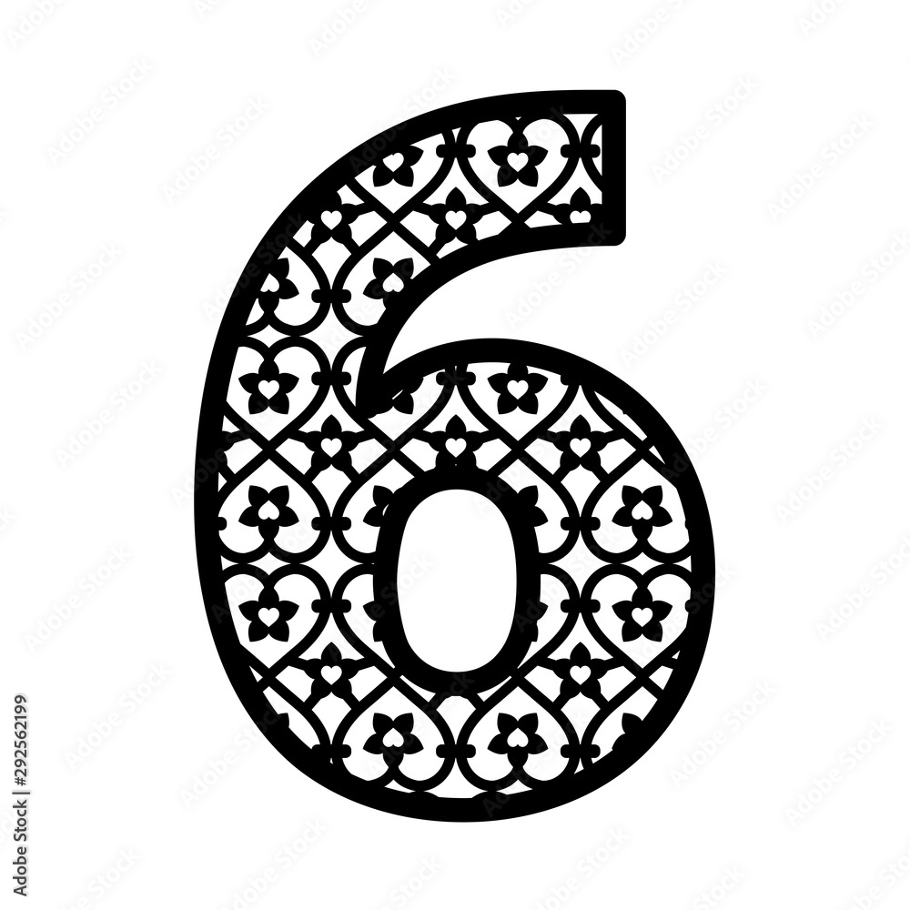 Letter and Number Decorative Cuts 