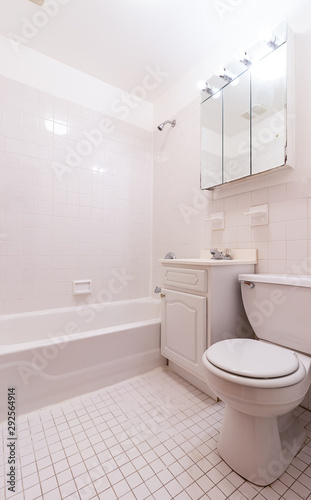 interior of modern bathroom