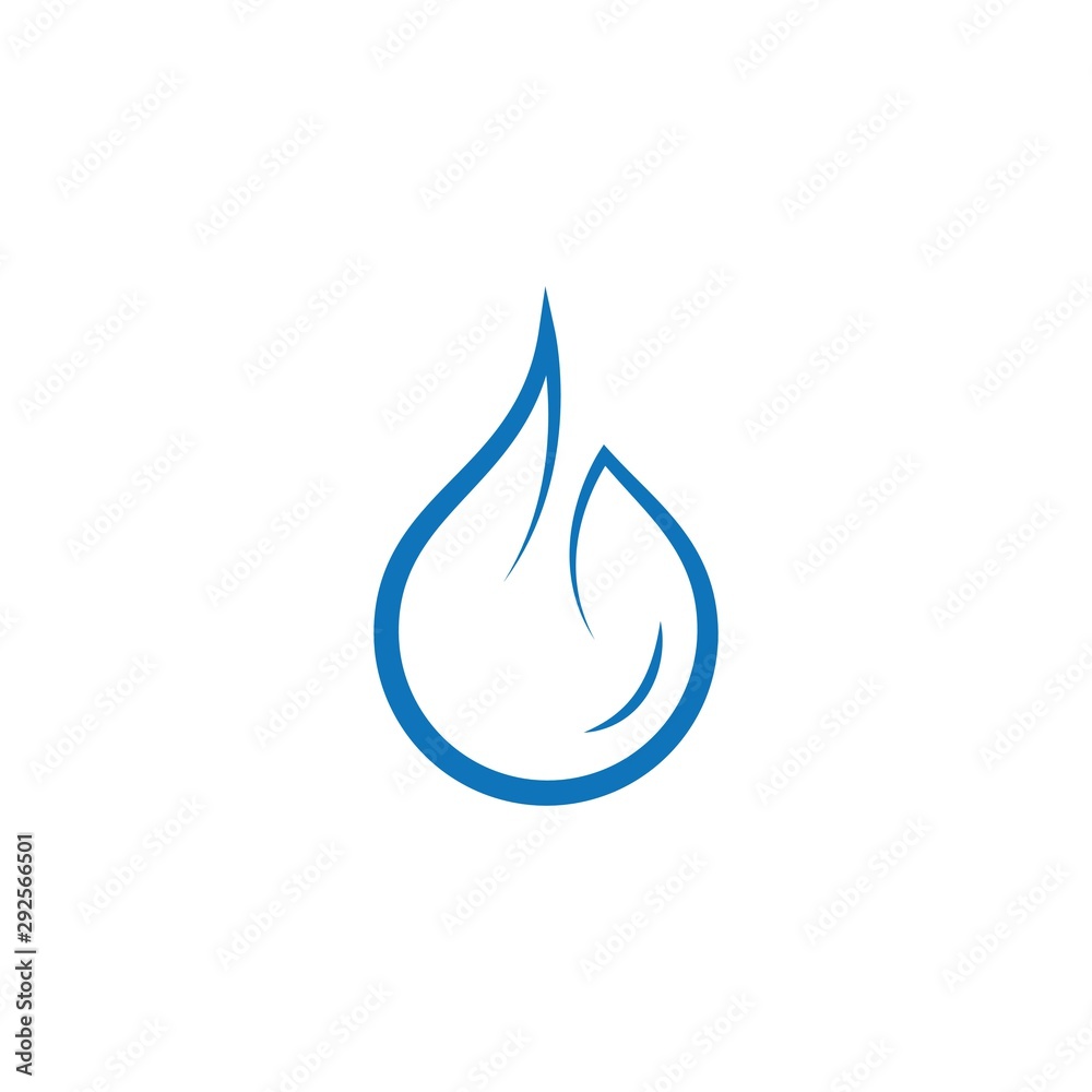 water drop Logo Template vector illustration design