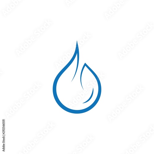 water drop Logo Template vector illustration design