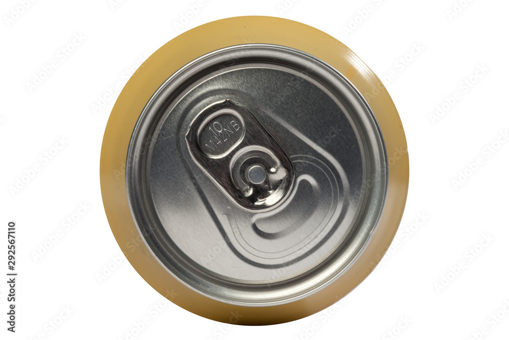 Top view of can for drinks