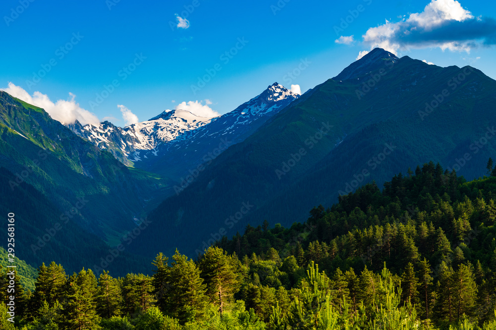 Fototapeta premium Caucasian mountains