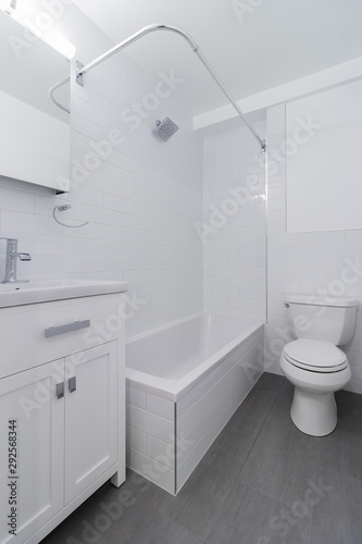 interior of modern bathroom