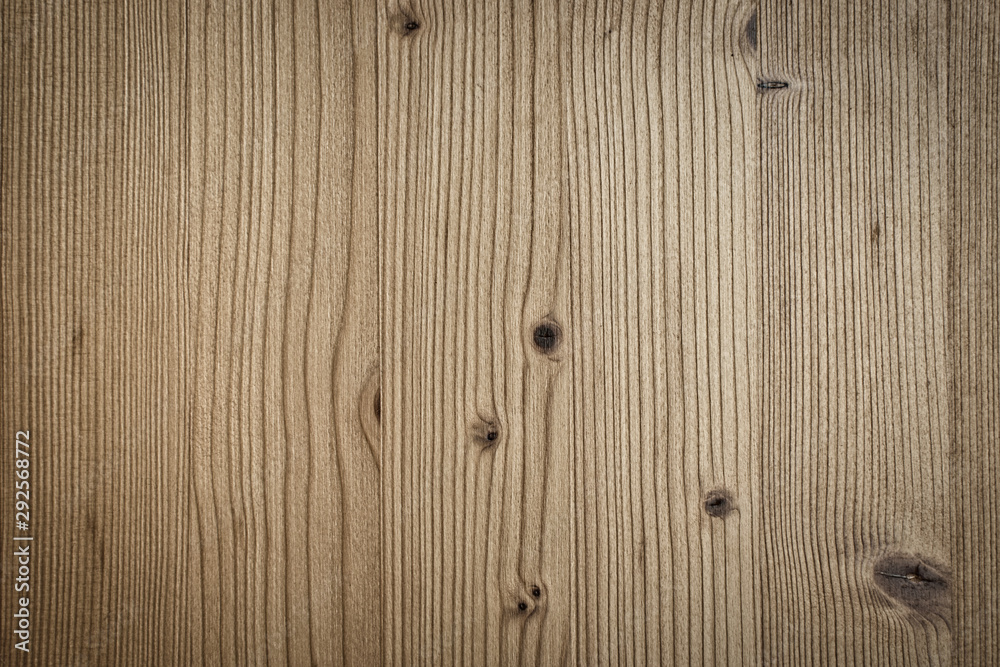 heavily darkened surface of spruce with fine grain, few branches, natural patina by sunlight heavily darkened surface of spruce with fine grain, few branches, natural patina by sunlight