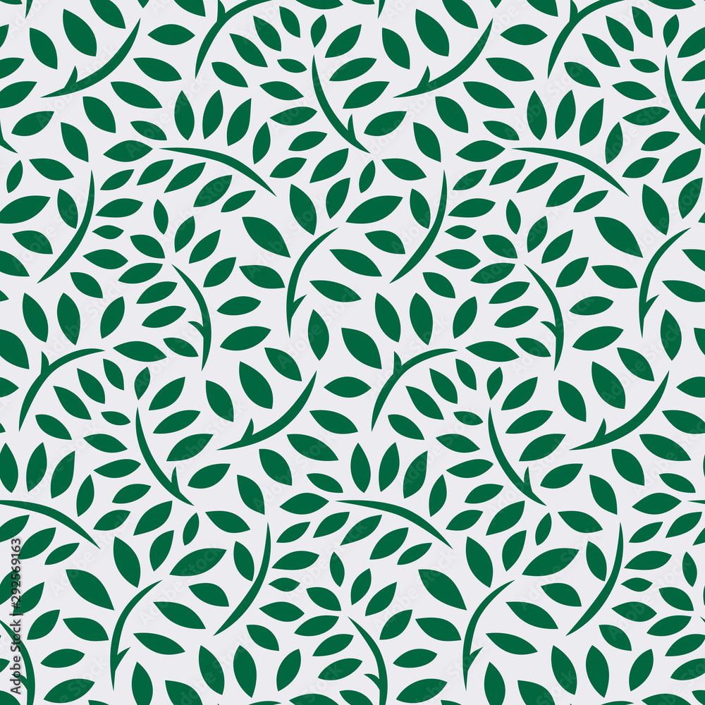 Branches and leaves seamless pattern Branches and leaves seamless pattern