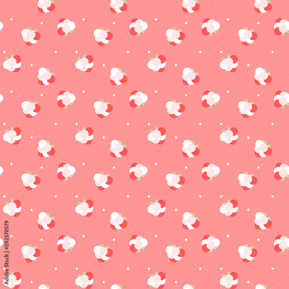 A continuous pattern of colorful raspberries. A continuous pattern of colorful raspberries.