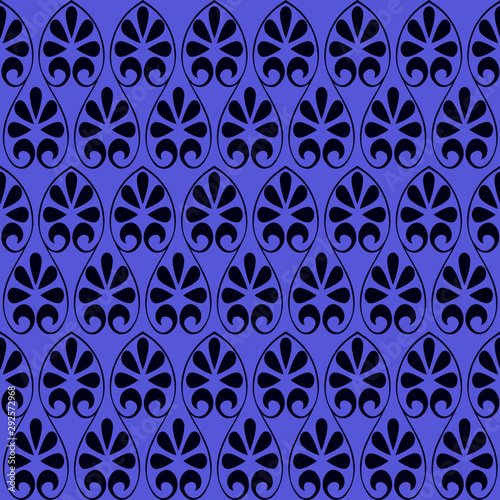 seamless pattern, classic baroque pattern